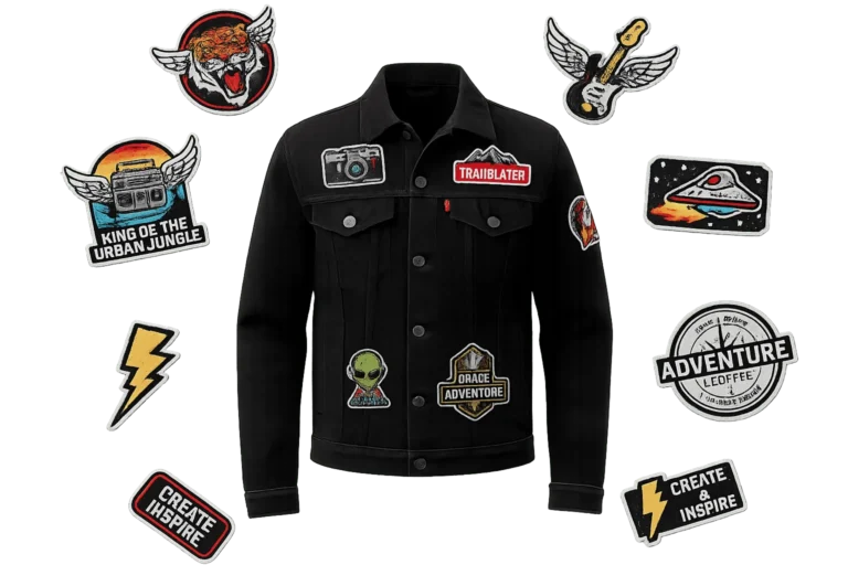 Custom embroidered patches for Denim Jackets