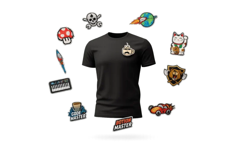 Custom embroidered patches for Tshirts